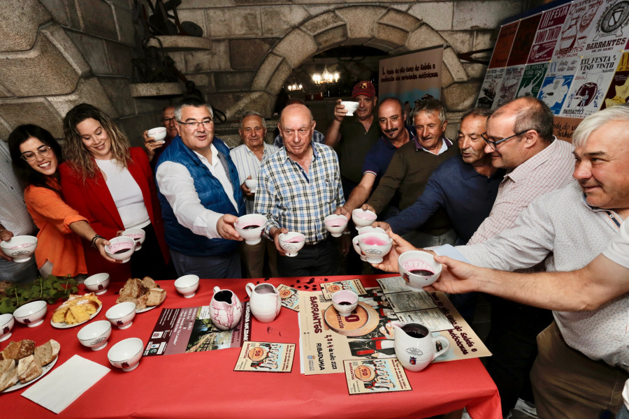 Un total de 115 vinos se presentaron a las bodas de oro de la Festa do Tinto