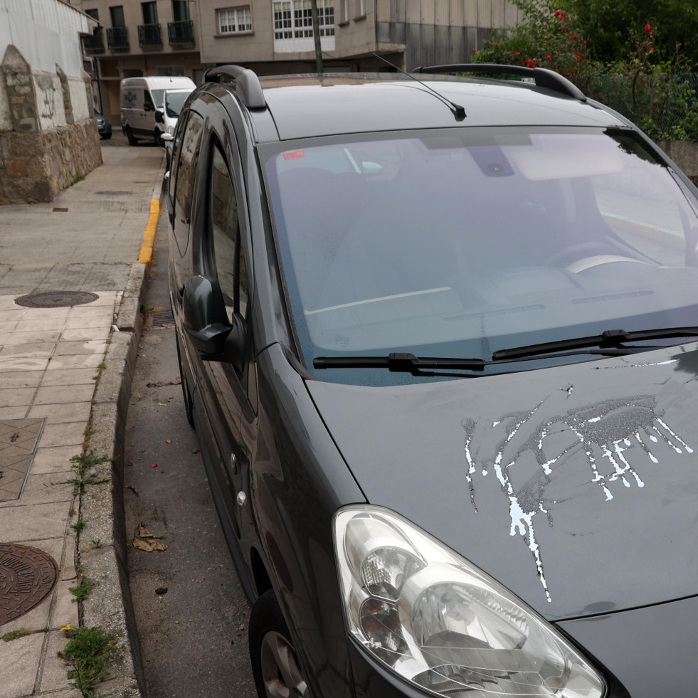 Ataque sabotaje coches cambados