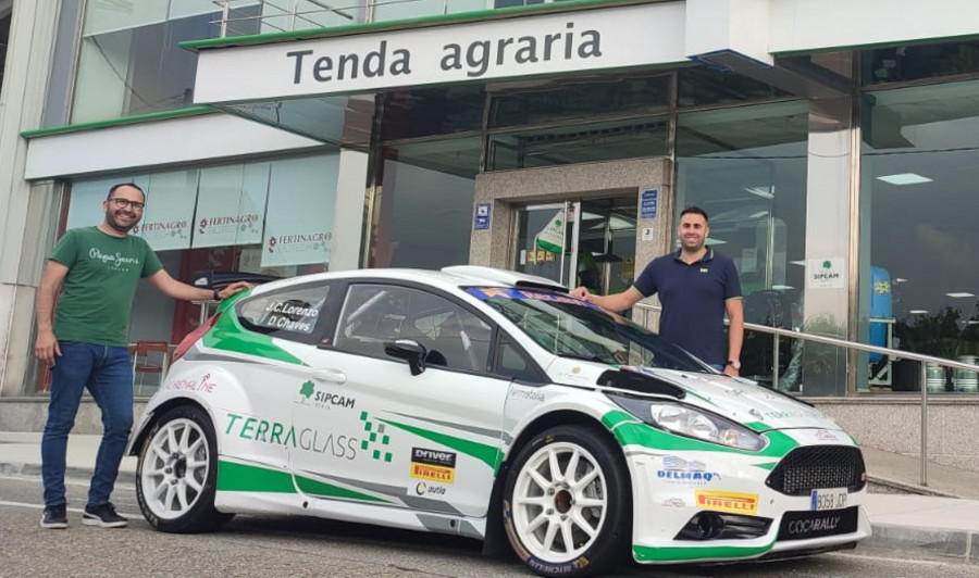 El piloto ribadumiense José Carlos Lorenzo Castro estrena coche en el Rally de Pontevedra
