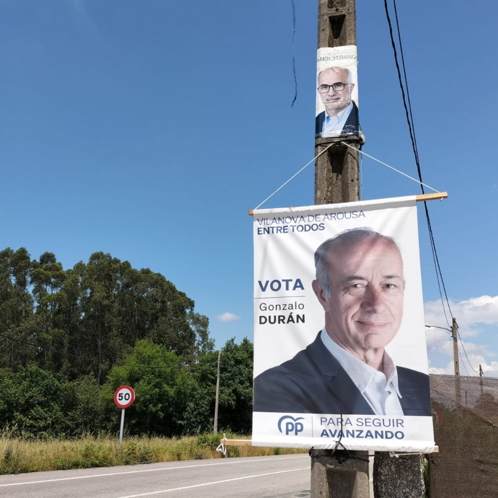 Carteles electorales Gonzalo Durán y José Juan Durán