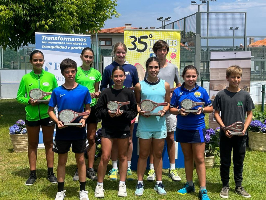 Estos son los ganadores del torneo de tenis de Santa Rita