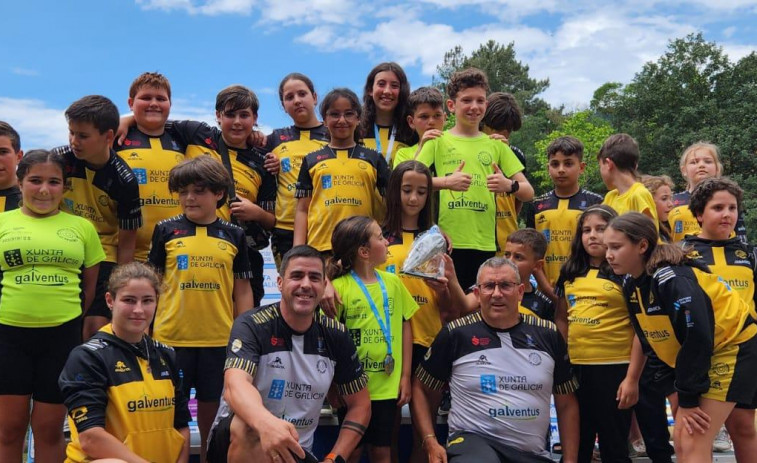 El Náutico O Muíño se proclama campeón autonómico de piragüismo en prebenjamín, benjamín y alevín