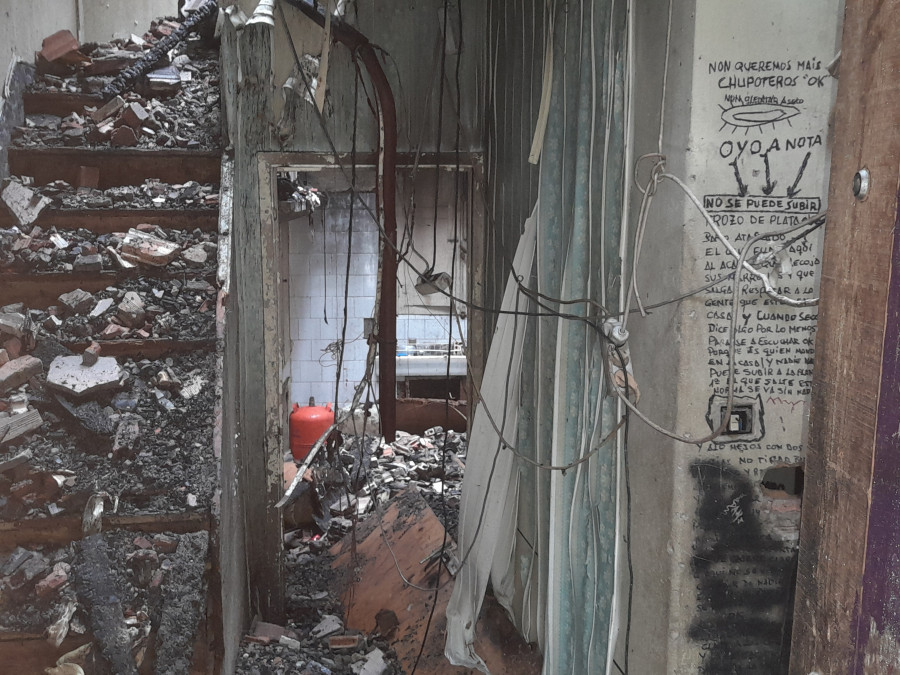 El Ayuntamiento de Ribeira prevé acometer la demolición de la narcocasa de Romero Ortiz a finales de semana