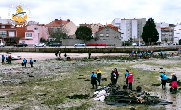 La Cofradía de O Grove recogió 61 toneladas de basura a través del proyecto 