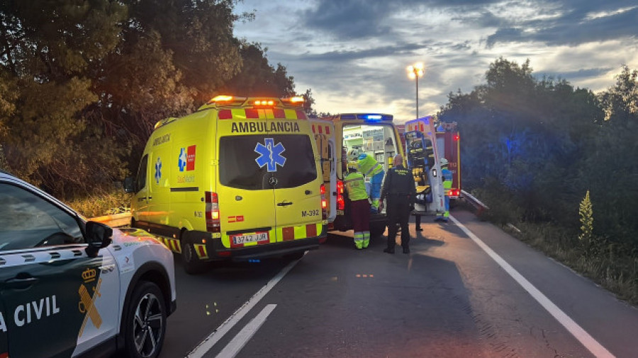 Mueren cuatro chicas en un accidente de tráfico en Collado Villalba