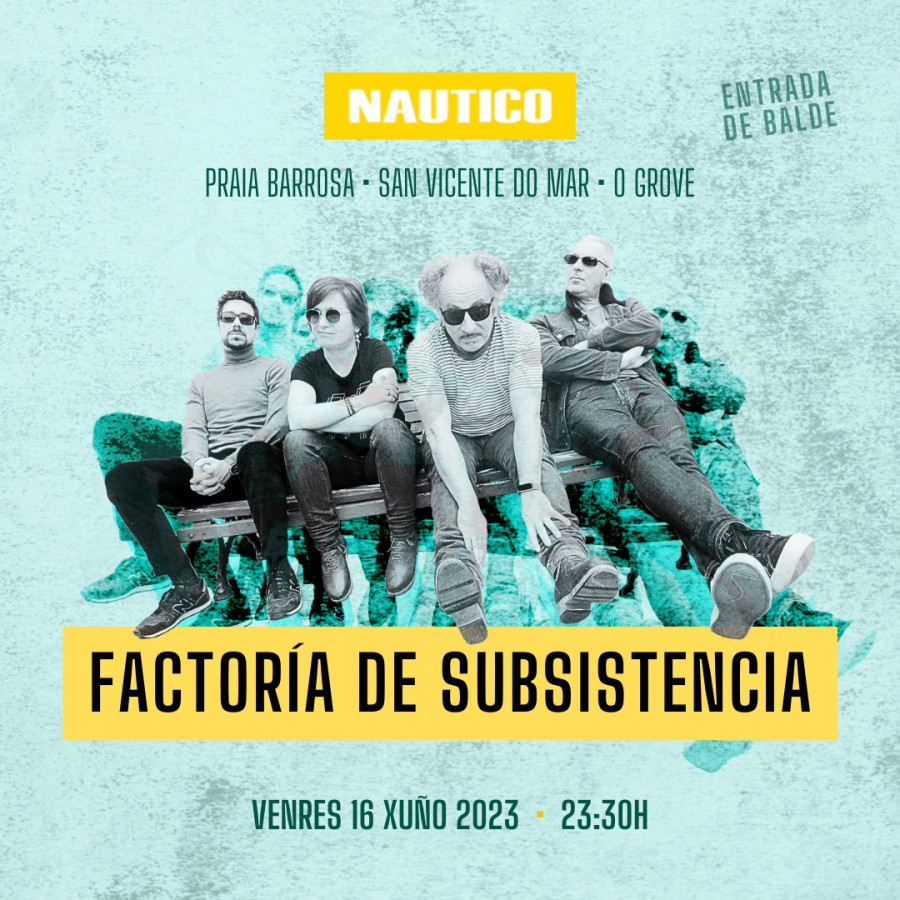 Josito Porto desembarca este viernes en el Náutico de San Vicente con Factoría de Subsistencia