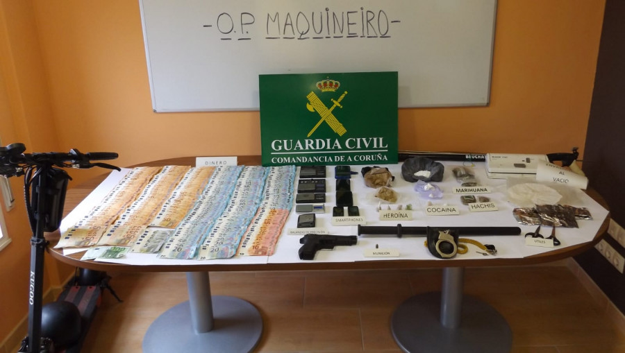Ordenan el ingreso en prisión de uno de los dos detenidos en una operación antidroga en Rianxo