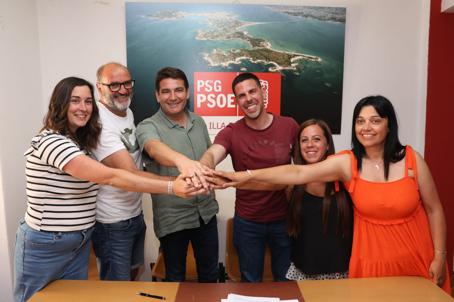 PSOE y Bloque pactan un gobierno bipartito en A Illa con Arosa de alcalde
