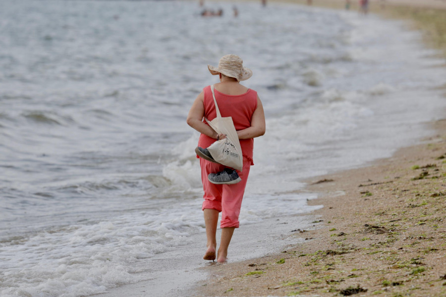 ¿Por qué estaba rojo el mar en Vilagarcía?