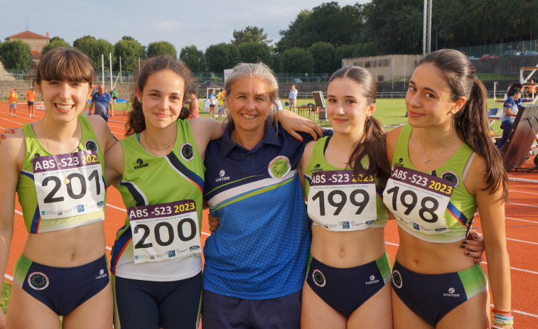 Histórica medalla por equipos del Mazí en el Campeonato Gallego Absoluto