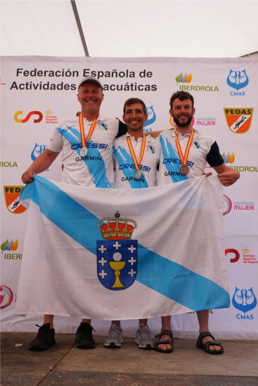 Ricardo González, subcampeón de España de Pesca Submarina en Sanxenxo