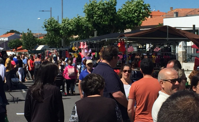 El mercado ambulante de Aguiño se retomará el próximo lunes, día 3 de julio