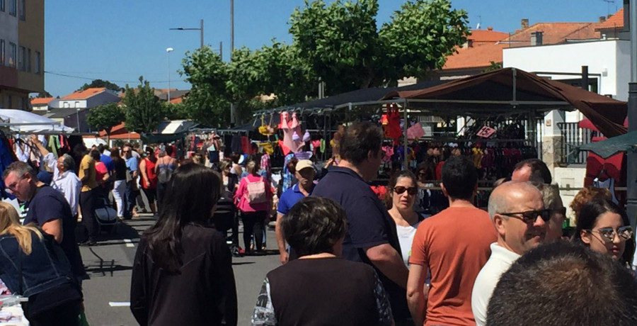 El mercado ambulante de Aguiño se retomará el próximo lunes, día 3 de julio