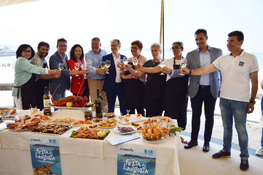 A Guarda elige Sanxenxo para la presentación de la “XXXI Festa da Langosta e da Cociña Mariñeira”