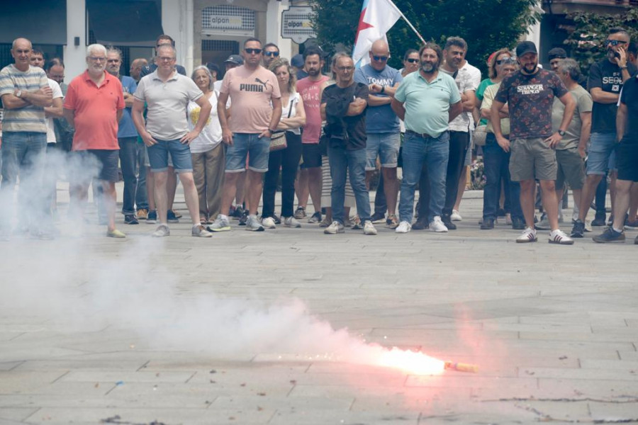 Los trabajadores del metal en Arousa apoyan el preacuerdo entre sindicatos y patronal