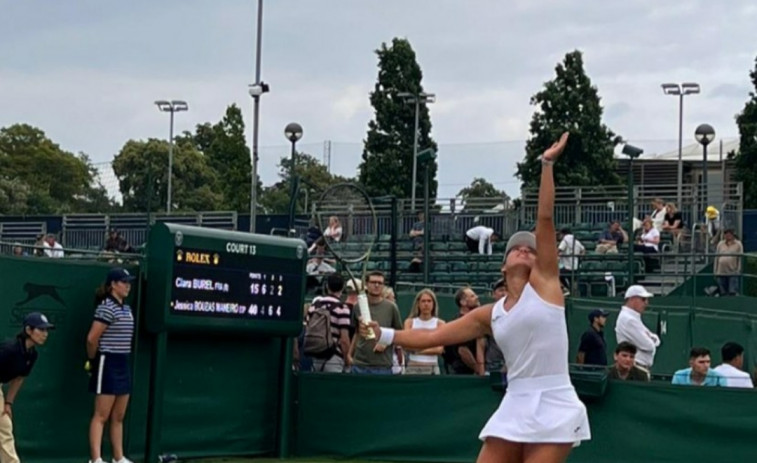 Jéssica Bouzas hace historia para el tenis arousano al meterse en el cuadro final de Wimbledon