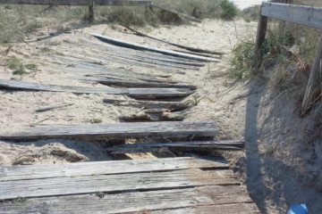 Acceso playa o grove