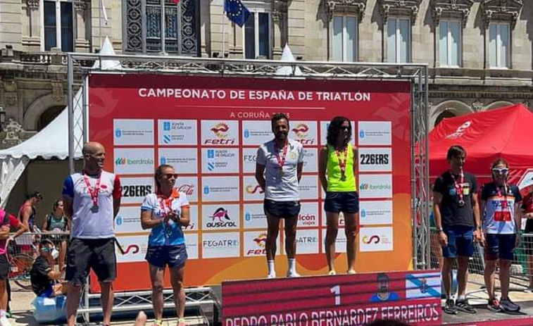 Pedro Pablo Bernárdez se proclama campeón de España de triatlón