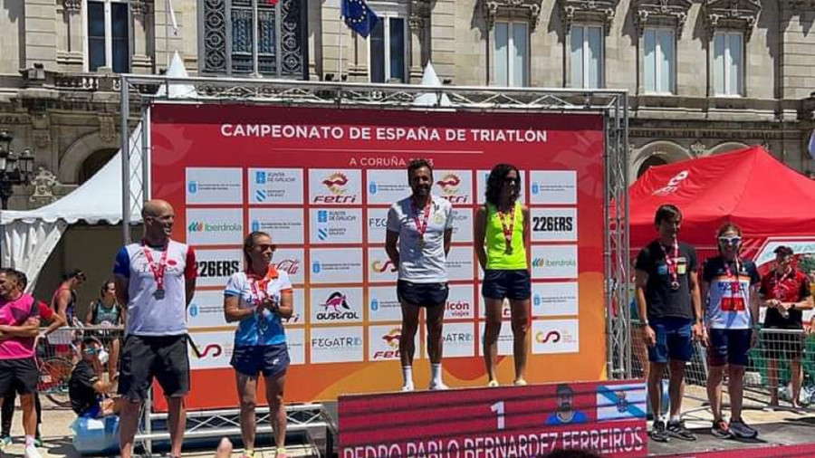 Pedro Pablo Bernárdez se proclama campeón de España de triatlón