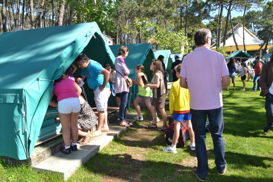 Los campamentos de A Lanzada de la Diputación reúnen a 140 niños en su tercer turno