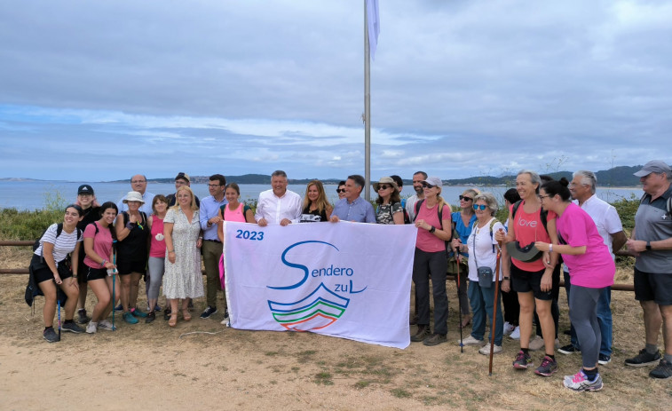 Sanxenxo iza la bandera en el sendero mágico de A Lanzada y lidera el ránking con siete rutas