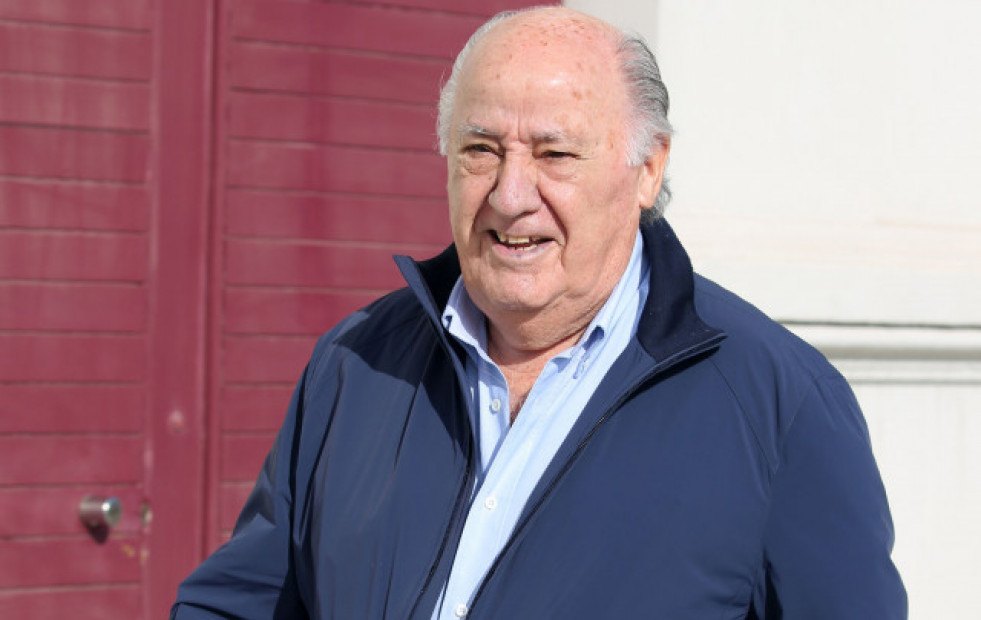 Amancio Ortega ingresa 1.552 millones por dividendos de Inditex, la mitad de lo que cobrará este año