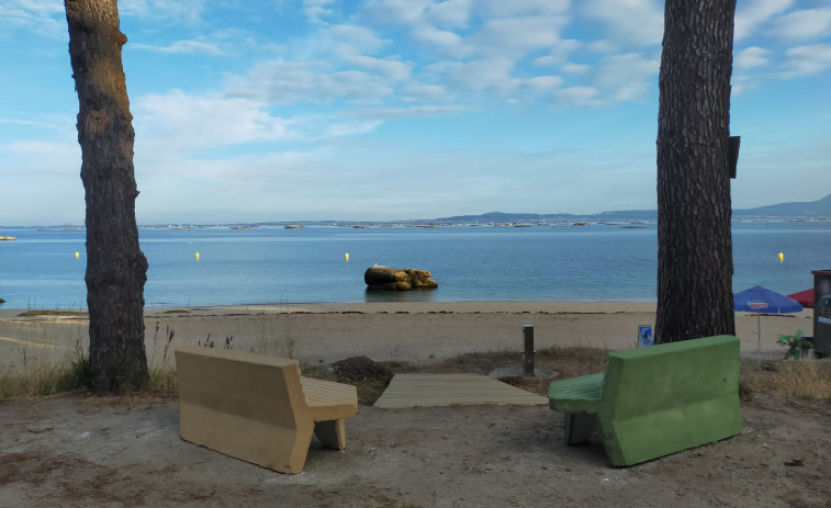 El Concello de O Grove repara la pasarela de la playa de As Pipas