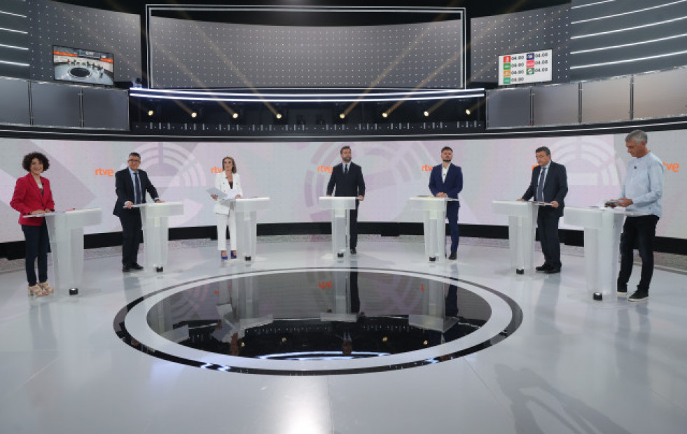 Los pactos postelectorales han sido uno de los temas centrales del debate a siete