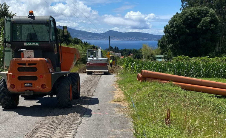 El Concello de Sanxenxo renueva la tubería de Bordóns para lograr una calidad del agua excelente en la playa de Nanín