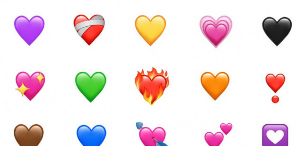 Los corazones arrasan en las redes como los emojis más utilizados
