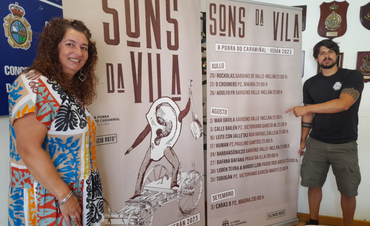 Una docena de bandas locales y comarcales ofrecerán conciertos este verano dentro de Sons da Vila en A Pobra