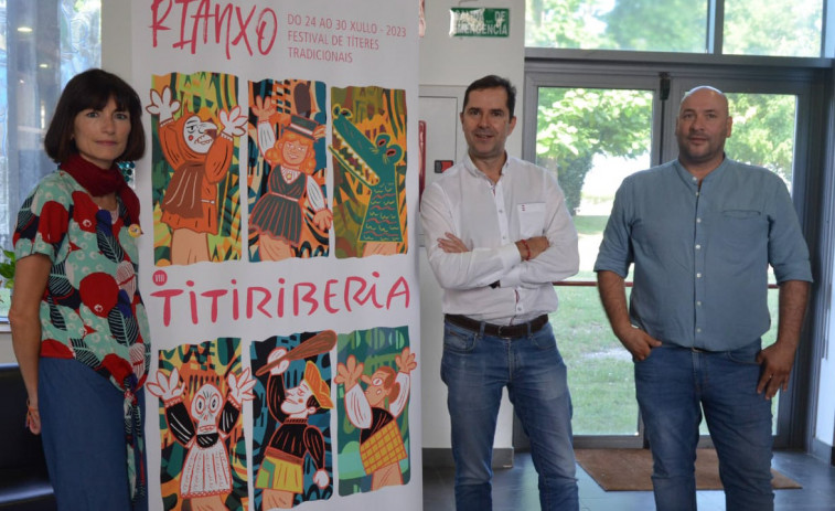 El festival Titiriberia presentará durante la próxima semana en Rianxo 24 funciones de 17 compañías y artistas
