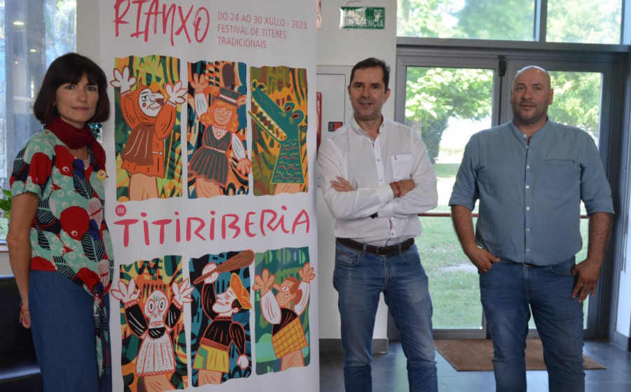 El festival Titiriberia presentará durante la próxima semana en Rianxo 24 funciones de 17 compañías y artistas
