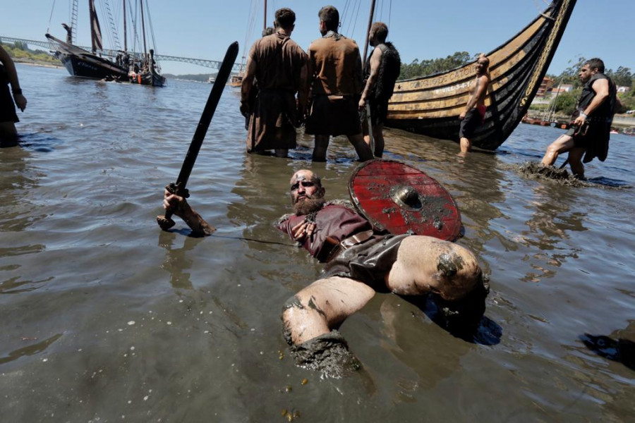 Apoteosis vikinga en Catoira