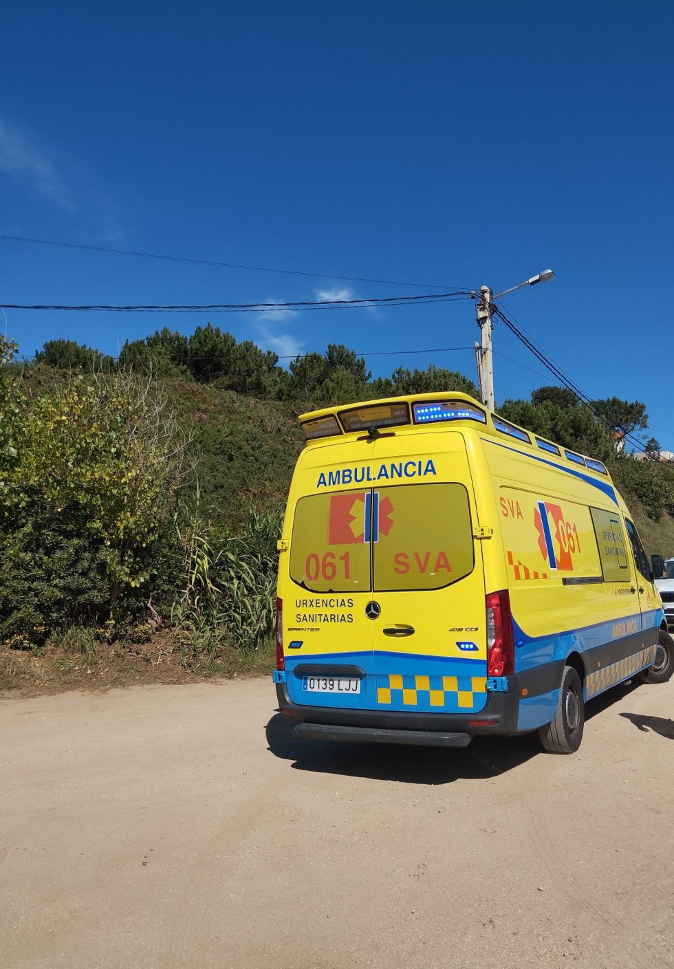 Ambulancia medicalizada sanxenxo