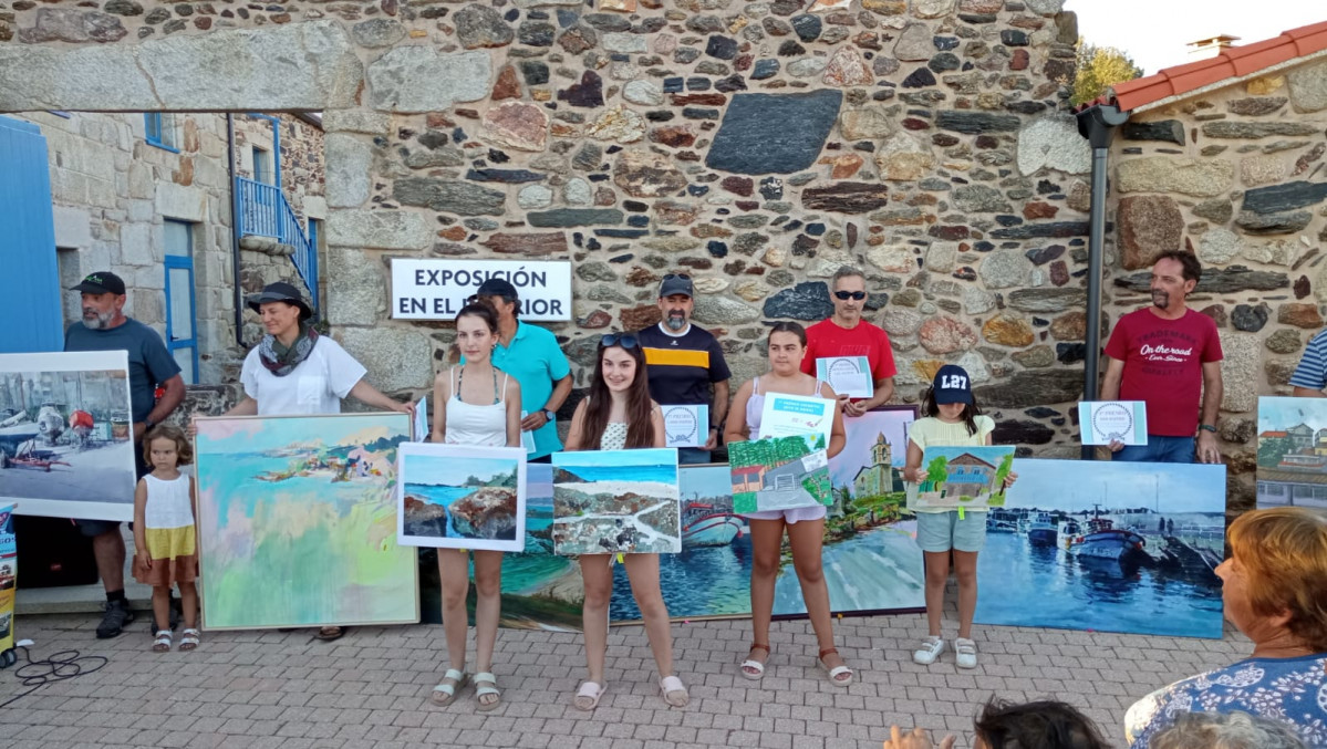 FOTO GRUPO GANADORES PINTURA RAPIDA ARRA