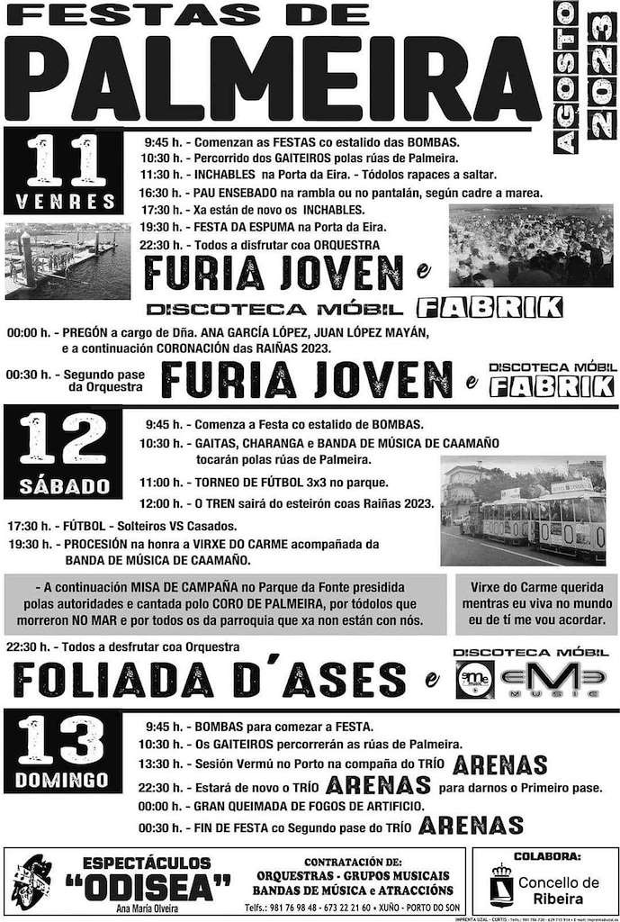 Cartel festas Palmeira