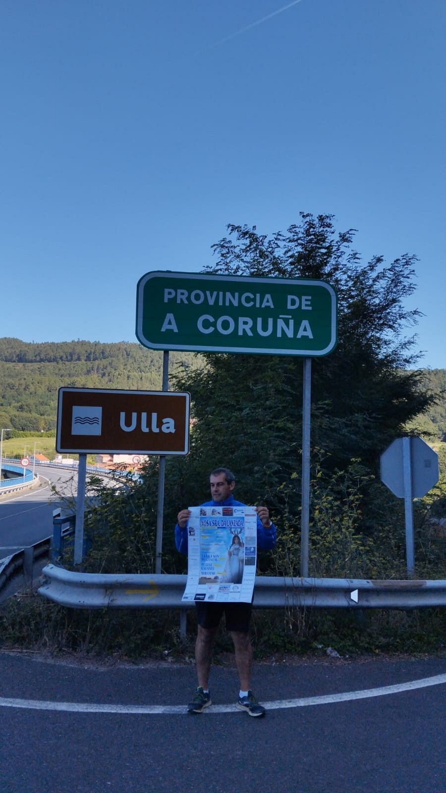 Los carteles de la Romaría de Nosa Señora da Lanzada recorren la geografía gallega