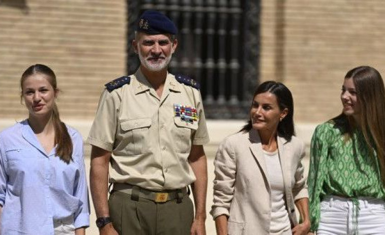 La princesa Leonor inicia su formación militar con un 