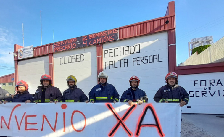 Bomberos de O Barbanza denuncian la falta de personal, una deficiente gestión y vehículos obsoletos