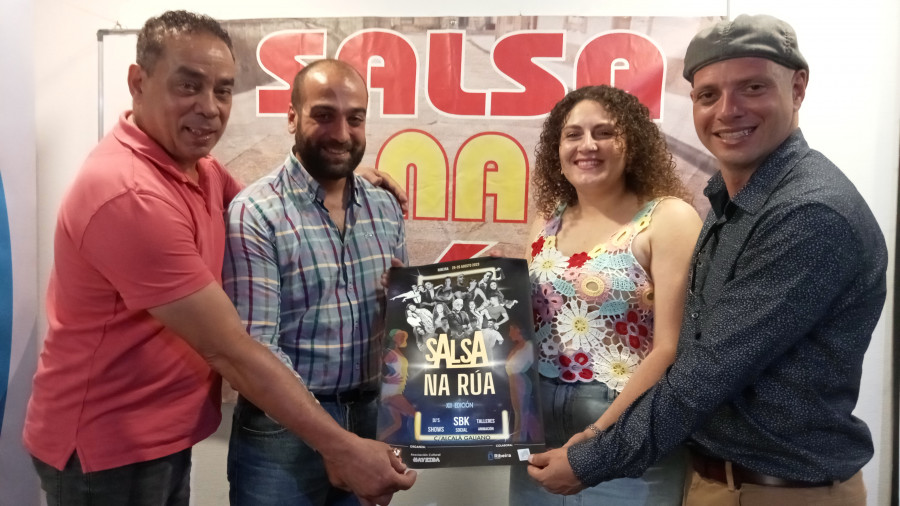 Bailarines de República Dominicana, Brasil, Senegal, Venezuela, Portugal y Cuba se darán cita en Salsa na Rúa en Ribeira