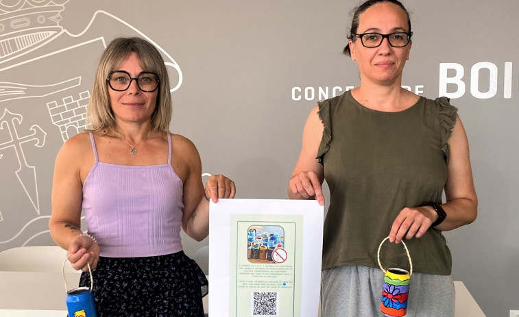 Instalan ceniceros para colillas en lugares estratégicos de Boiro para evitar que se tiren en espacios públicos