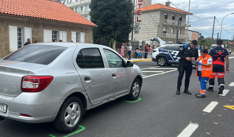 Fallece un hombre de 87 años atropellado por un vehículo en A Vichona, Sanxenxo