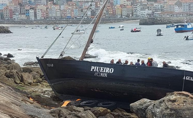 A Illa se sirve de un ‘susto’ en A Guarda para volver a reclamar un lugar para las embarcaciones tradicionales