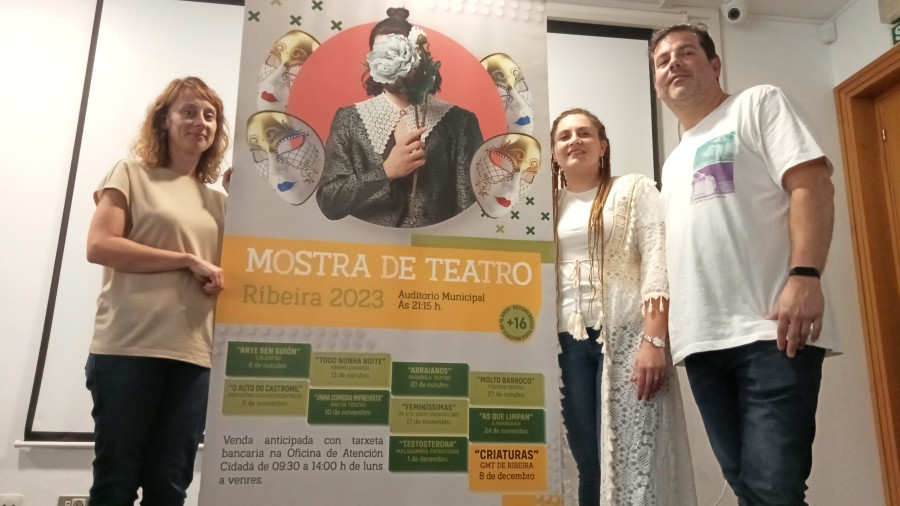 Ribeira albergará del 6 de octubre al 8 de diciembre una decena de funciones teatrales en su Mostra