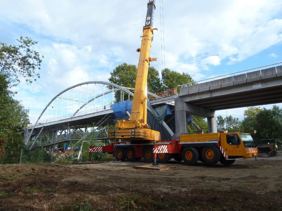 La reconstrucción del puente de Pontearnelas entra en una nueva fase de tres a cuatro semanas de duración