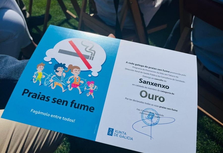 Sanxenxo se mantiene como el municipio de Galicia con más "Prais sen fume" con 18