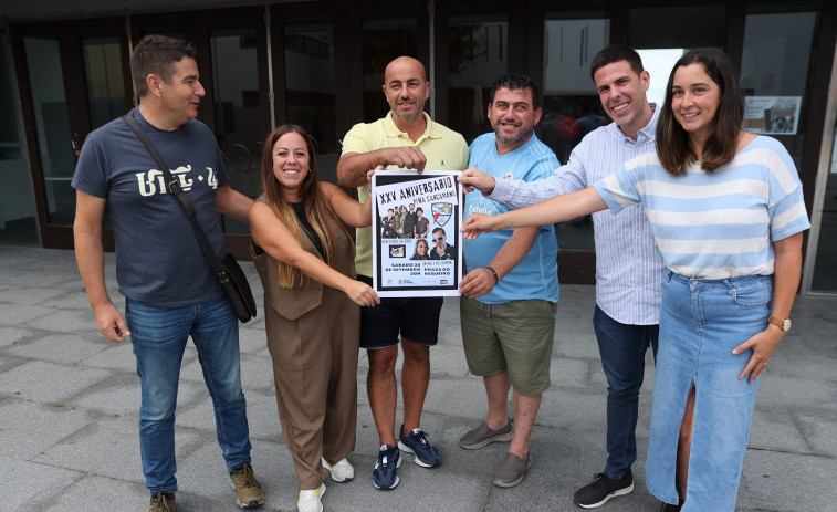Heredeiros da Crus, Pili Pampín y Ortiga, en A Illa por los 25 años de Carcamáns