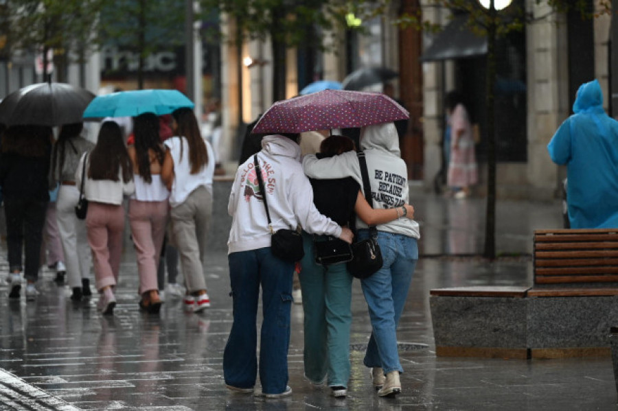 Nueva jornada de alerta por lluvia en Galicia