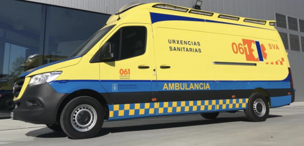 Dos personas resultan heridas en un accidente entre dos vehículos en Outes